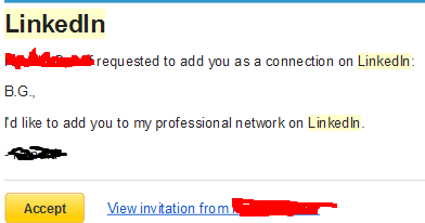 LinkedIn connect email LinkedIn connect email