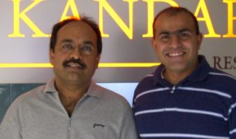 With Vikas Kamat in Bangalore on Jan 21, 2007