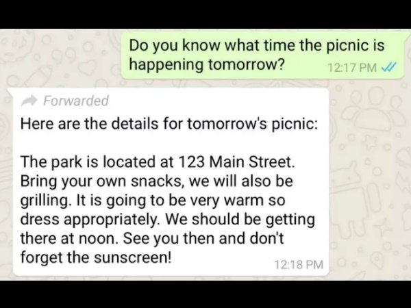 Forward Label in Whatsapp Forward Label in Whatsapp